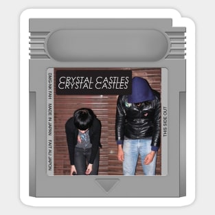 Crystal Castles Game Cartridge Sticker